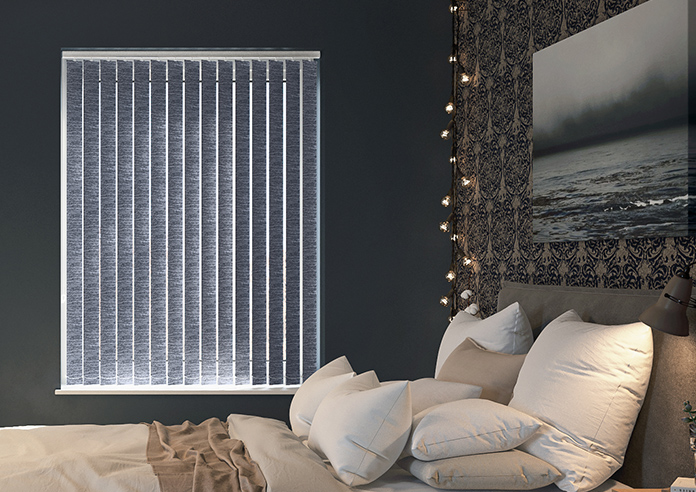 Torquay, Deep Blue - Vertical Blind - Image 3